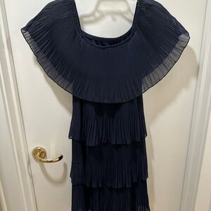 Women’s navy cocktail dress